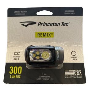 Princeton Tec Remix 300 Lumens LED Headlamp BATTERIES INCLUDED -BRAND NEW